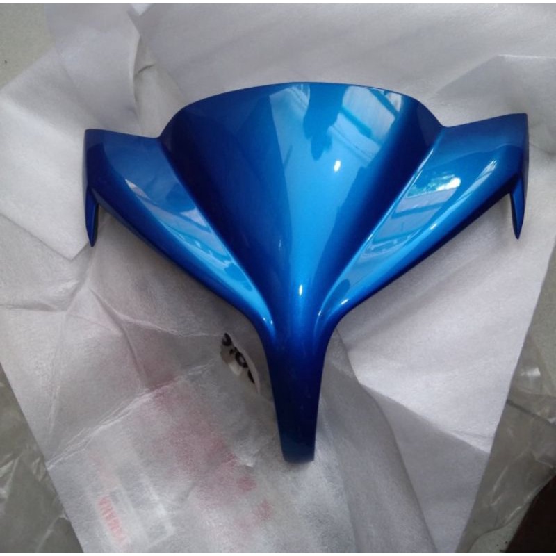 Visor batok lampu depan yamaha Jupiter z robot biru ori ygp