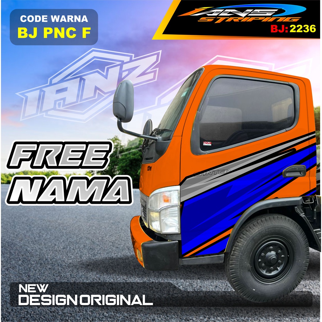 VARIASI STICKER PINTU TRUK FUSO RAGASA / DECAL PINTU DUMTRUK  / STIKER MOBIL TRUK / STIKER PINTU TRUK KEREN