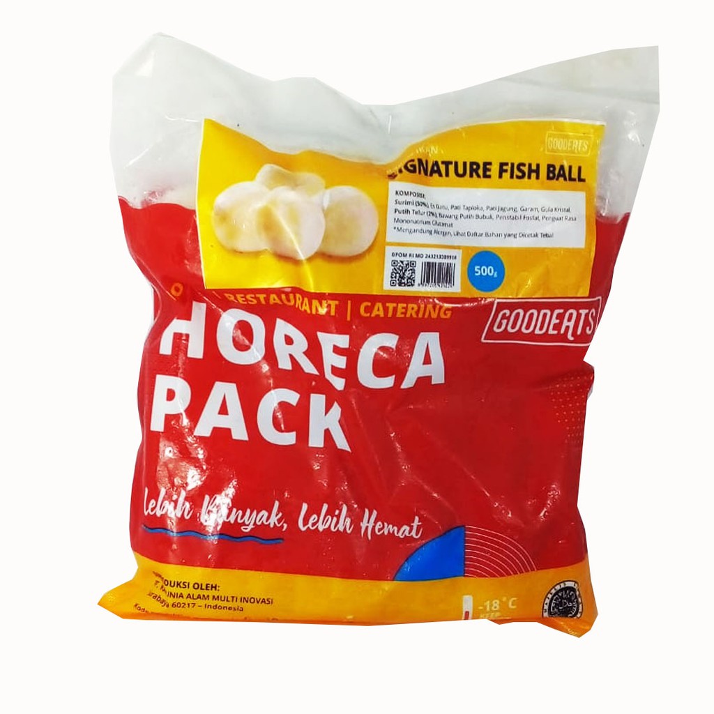 

GOODEATS SIGNATURE FISH BALL HORECA PACK 500G