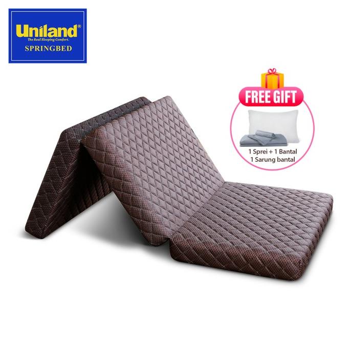 Uniland Somni Kasur Lipat Tiga 90x180 - Busa / Gulung / Lantai Piknik always ready