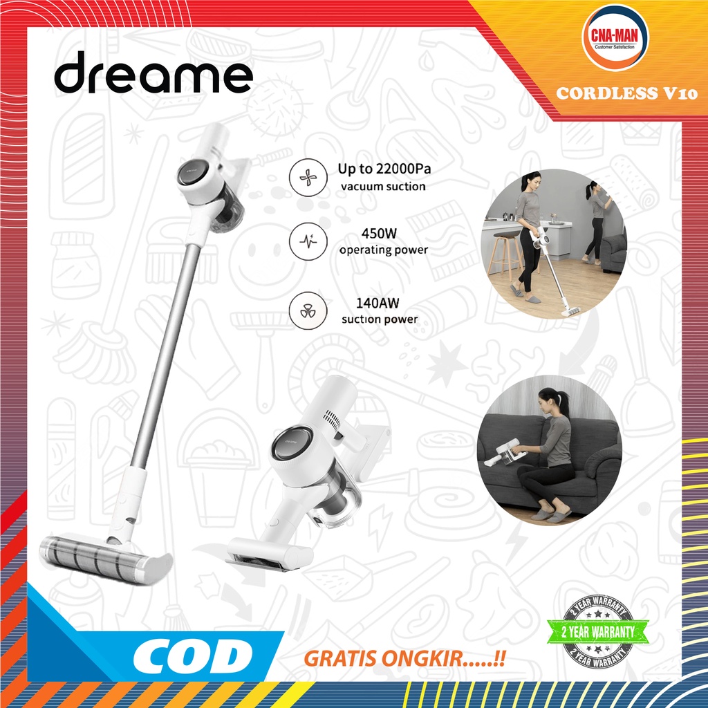 Dreame V10 Boreas Wireless Vacuum Cleaner Handheld Cordless Vacum