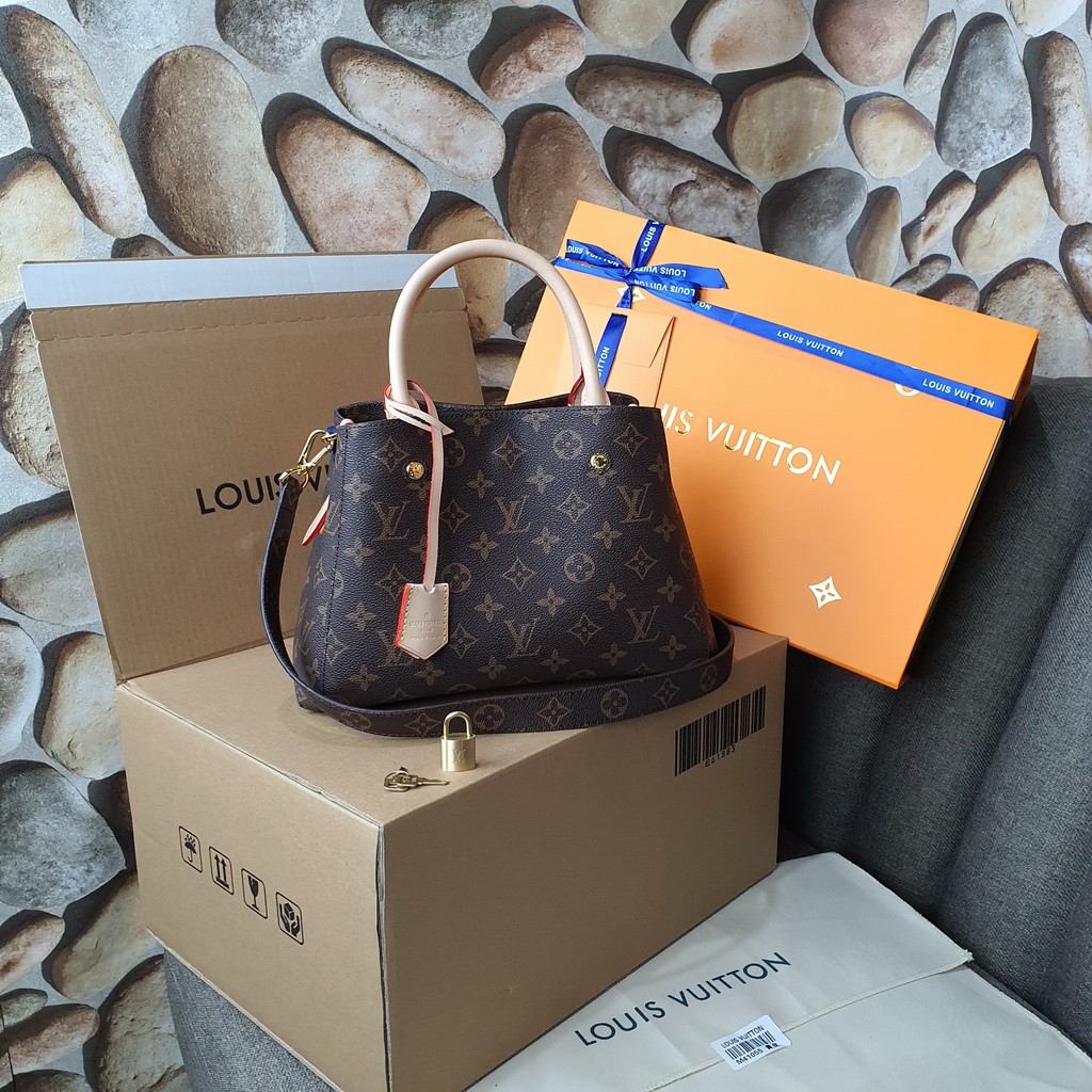 Tas LV Montaigne BB Canvas MONOGRAM
