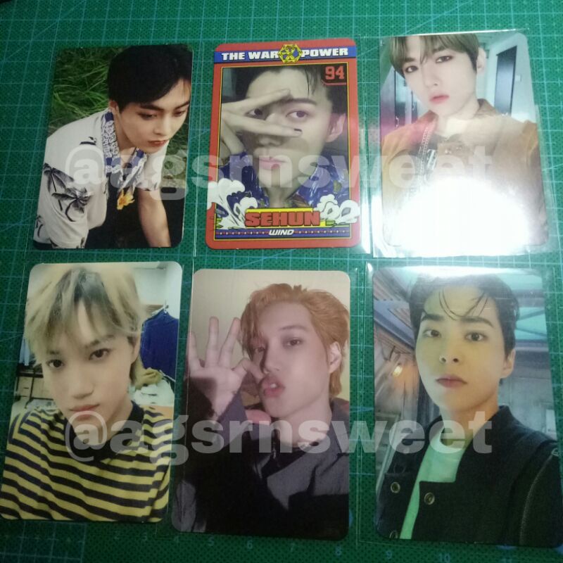 EXO PHOTOCARD OFFICIAL XIUMIN BAEKHYUN KAI SEHUN TEMPO KOKOBOP DFTF POWER