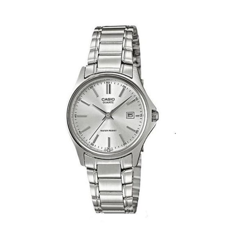 CASIO ORIGINAL LTP-1183A-7A / LTP 1183A 7A JAM TANGAN WANITA ANALOG STAINLESS