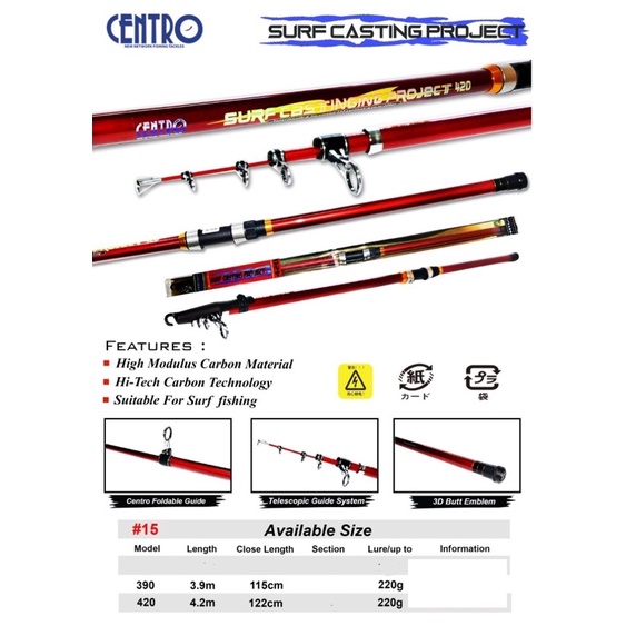 JORAN CENTRO SURF CASTING PROJECT 390&420