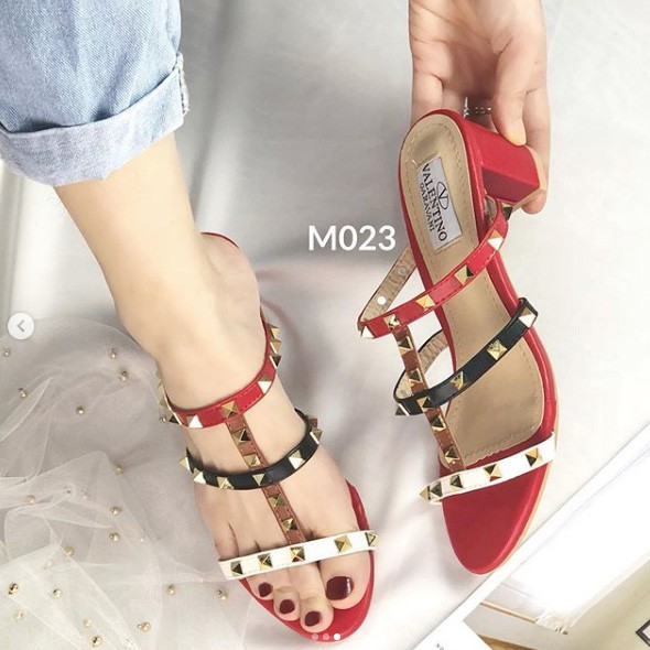 Heels wanita M023 import realpict