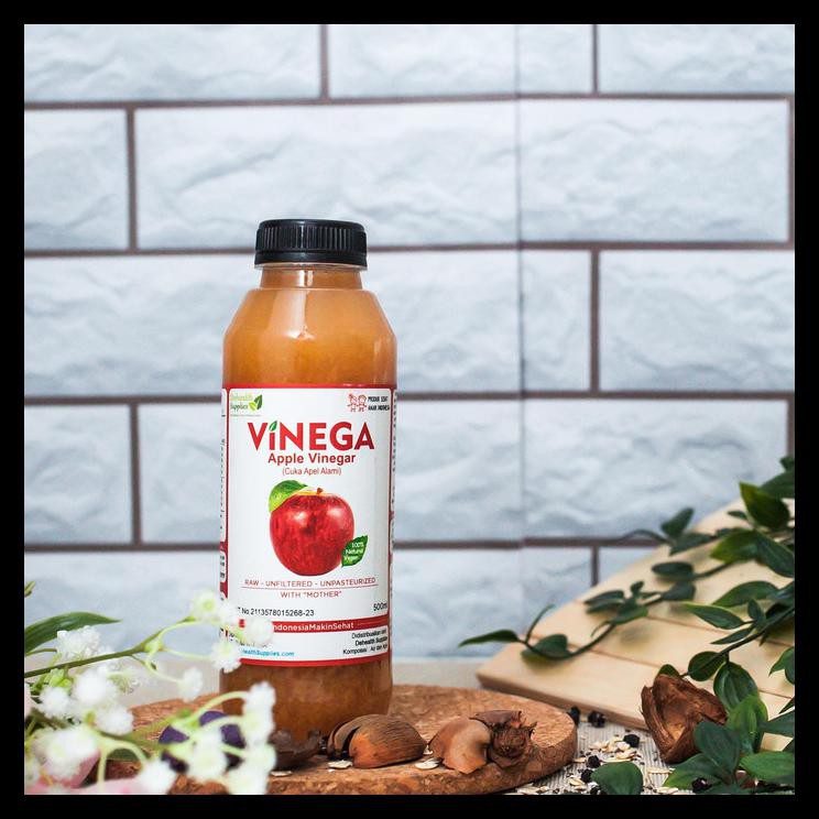 

Diskon Vinega Apple Cider Vinegar (With The Mother) - 500 Ml