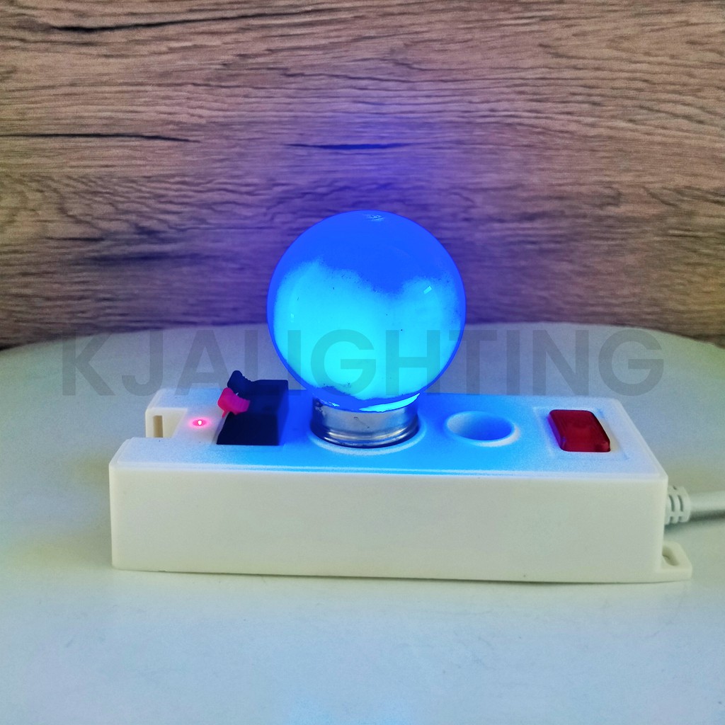 LAMPU LED WARNA HIJAU,PUTIH,BIRU E27 1 WATT