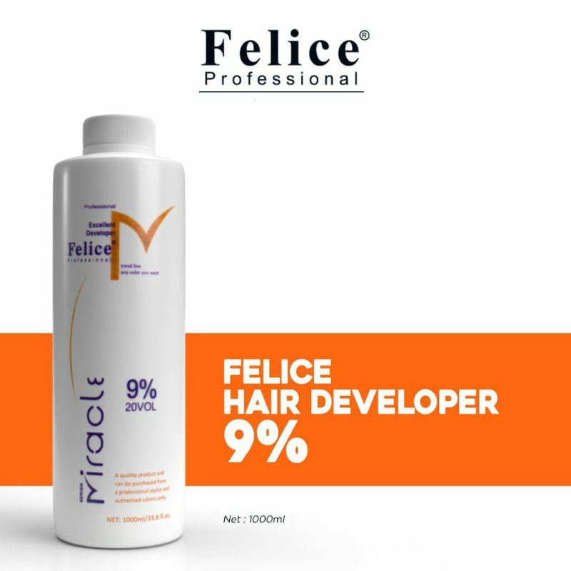 FELICE Hair Developer 3% 6% 9% 12% 1000mL | Peroxide 1L | Oxidant