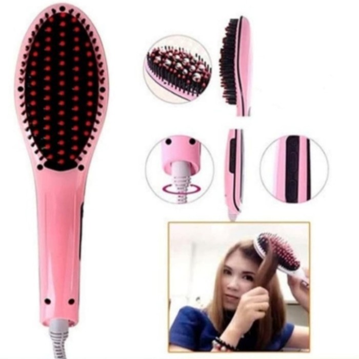 Catok Sisir Pelurus Rambut Hqt 906/ Fast Hair Straightener