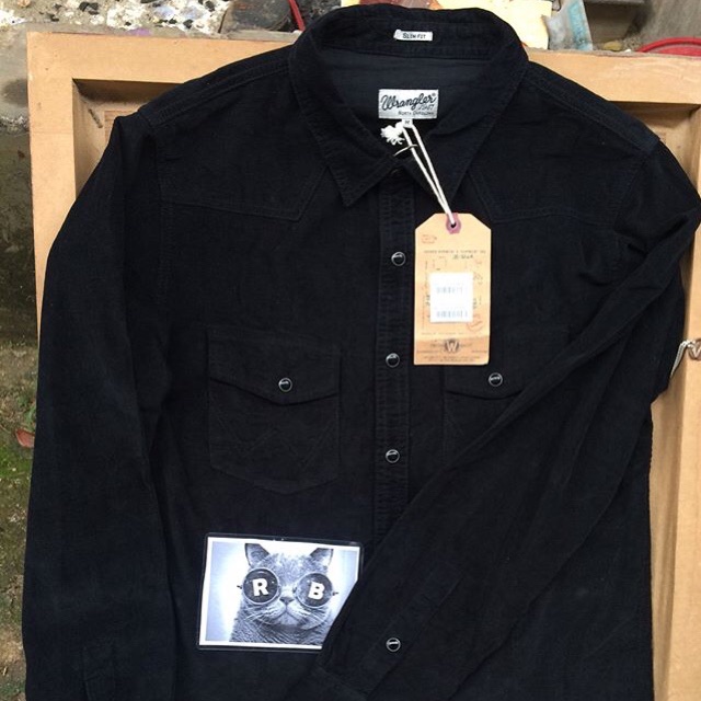 wrangler cord shirt