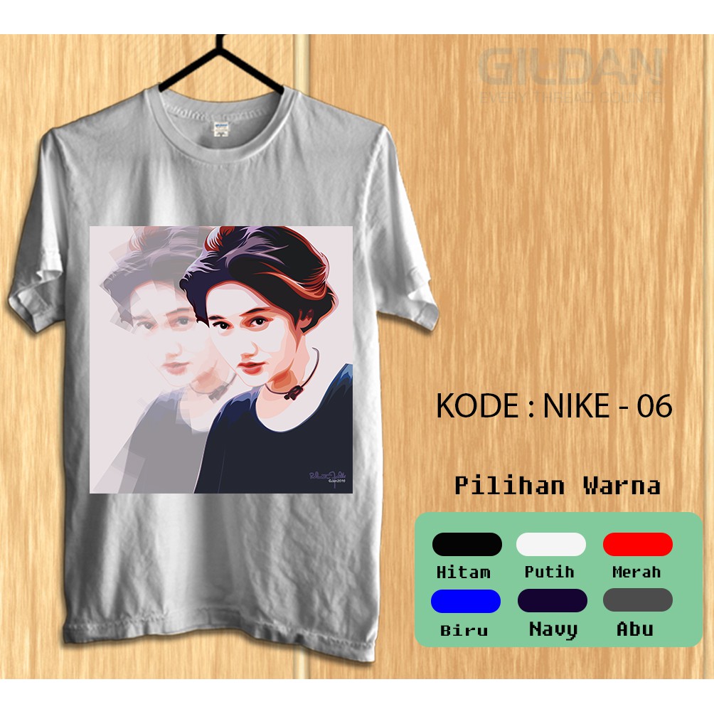Kaos Gildan Softstyle - Artis penyanyi asal bandung Nike Ardila era tahun 90an