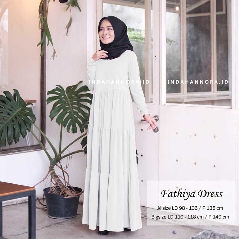 Gamis Putih Umrah Haji Polos Premium Jersey Jumbo BIG SIZE LD  110-130cm