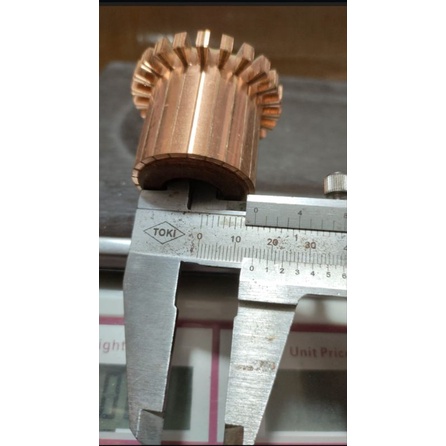 Colector Commutator Starter Kobelco Sk 200-8 Lamer 23 id 15mm Diameter luar 37Mm