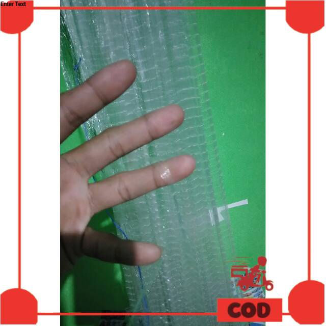 Jaring ikan siap pakai, ukuran lubang kecil cocok untuk ikan wader..