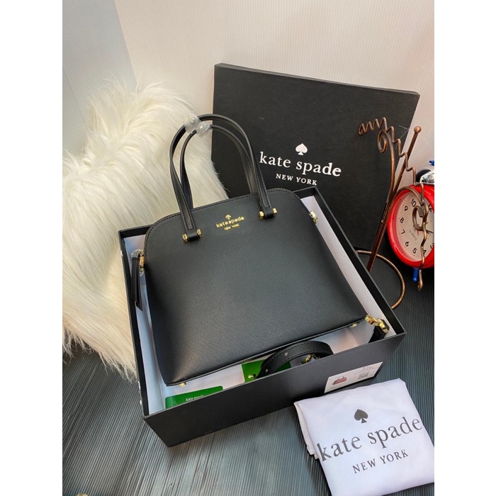 Tas wanita merk Kate Spade Alma import Semi premium - Black