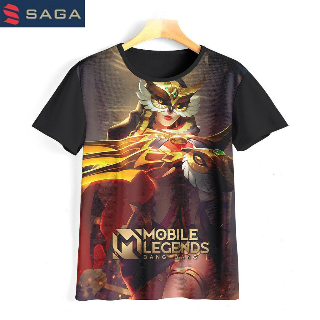 Kaos Anak Mobile Legend Natalia Baju Kartun Tv Animasi Baju 3D Permainan Mobile Legends Natalia 06Ml