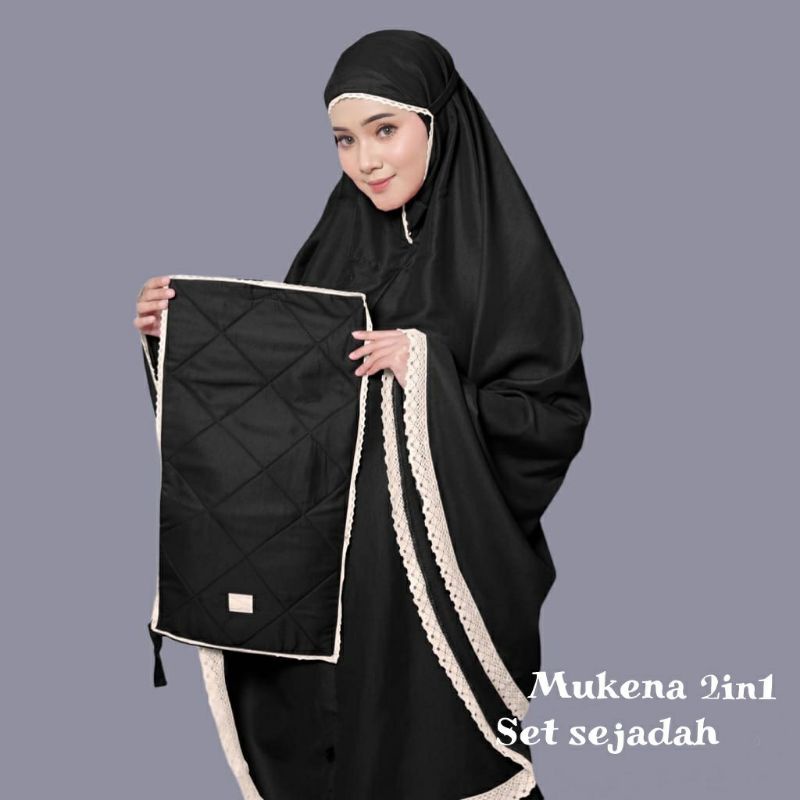 Mukenah Katun / Mukena Traveling / Mukenah Traveling Mukena Dewasa / MUKENA KATUN tas bisa jadi seja