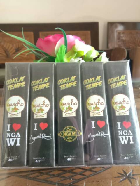 Kilua_Kitz07 Coklat Tempe Ngawi, Coklat Tempe Awicho, 1 Pack Campur Isi 10 Pcs, Oleh Oleh Ngawi,