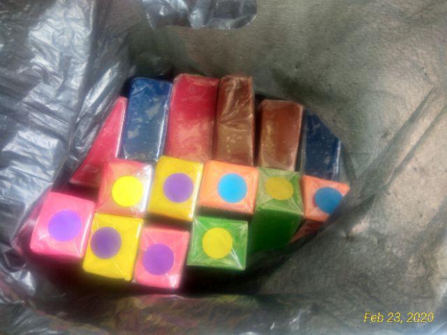 1 BUAH PLASTISIN LILIN MALAM TANAH LIAT CLAY BESAR KECIL 