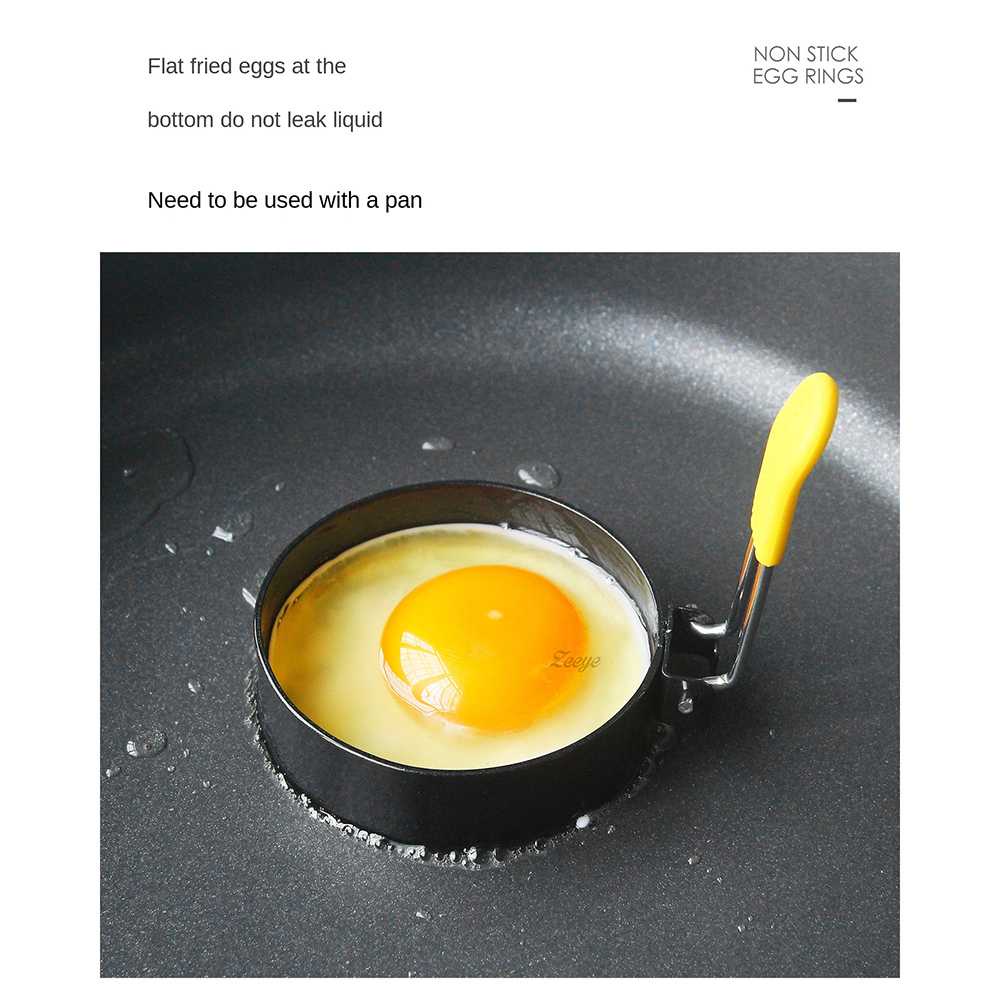 TEENRA Cetakan Telur Omelet Egg Pancake Ring 2 PCS - T2819