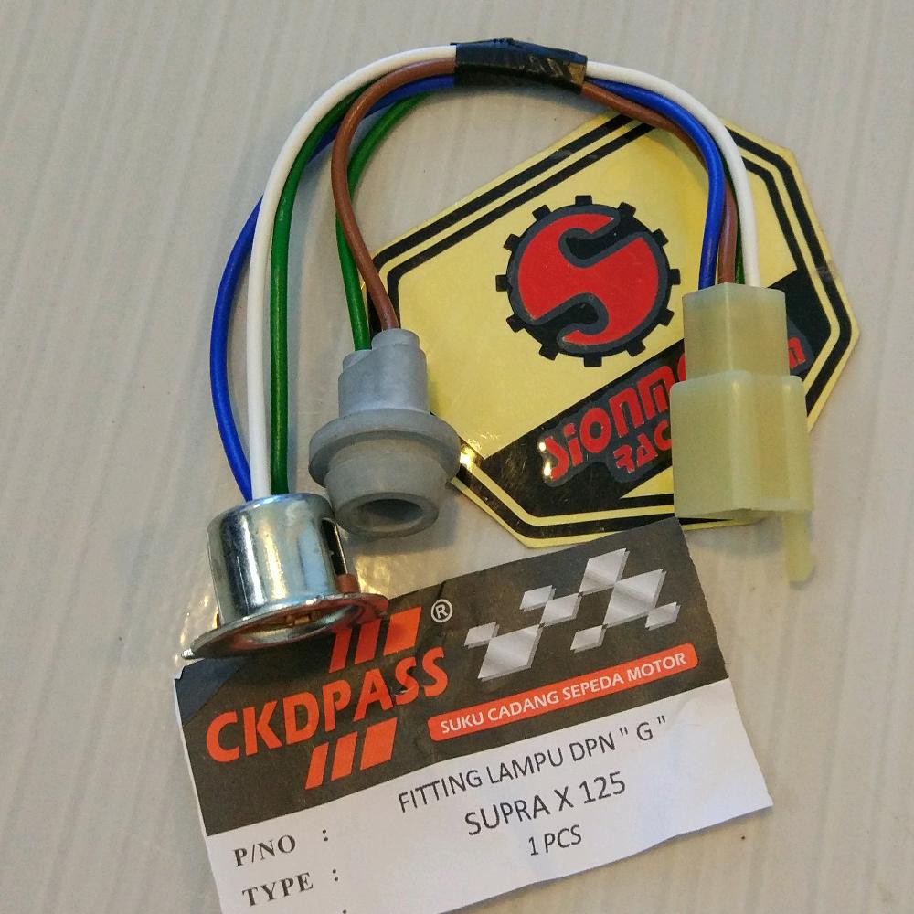 Fiting Lampu Depan Honda Supra X 125 / Wave 125 ckdpass
