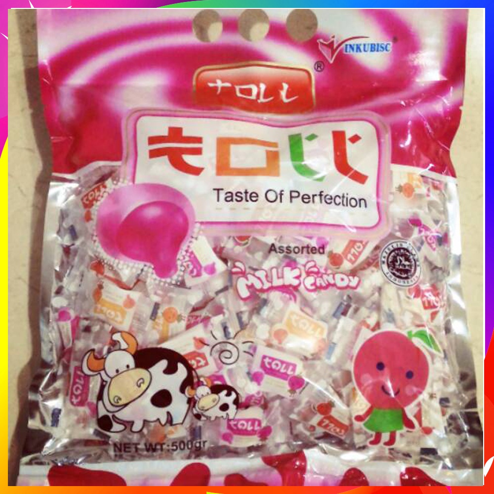 Milk Candy Toll Permen Susu Toll 120 Gram &amp; 500 Gram Milk Candy Toll (Toll Milk Candy)