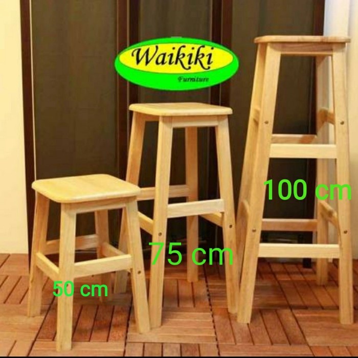 Kursi Kayu - Kursi Kayu Kursi Bakso 100 Cm Waikiki