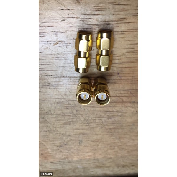 Dijual Konektor adapter sma male to sma male I sma male male Limited