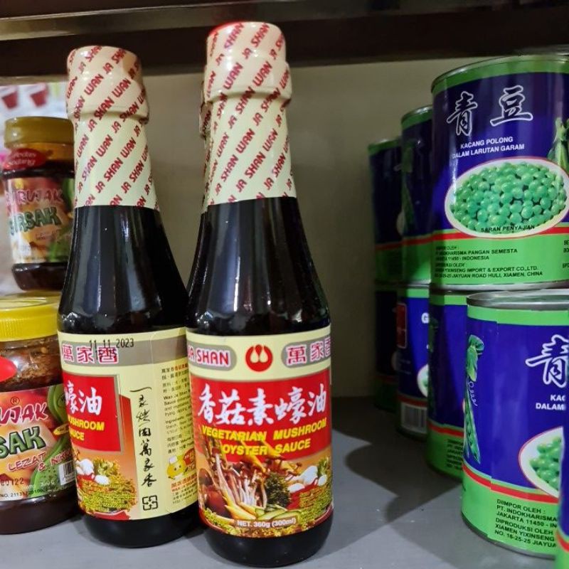 

vegetarian saus tiram/mushroom oyster sauce wan ja shan