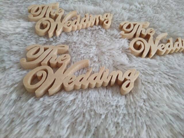 HK23 CHIPBOARD THE WEDDING BAHAN SCRAPBOOK MAHAR RINGBOX RUSTIC