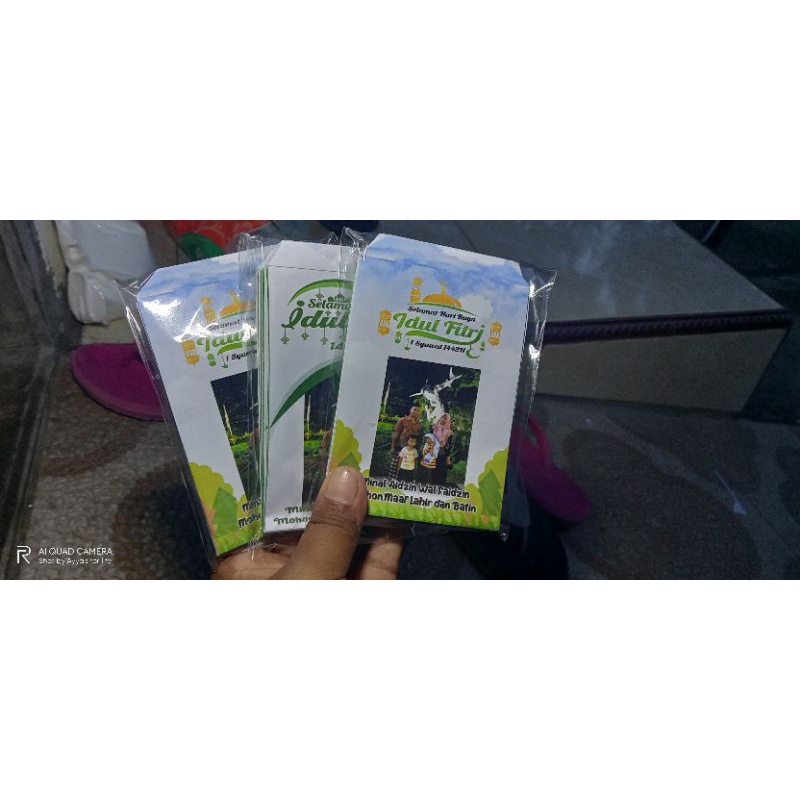 

Amplop lebaran custom foto