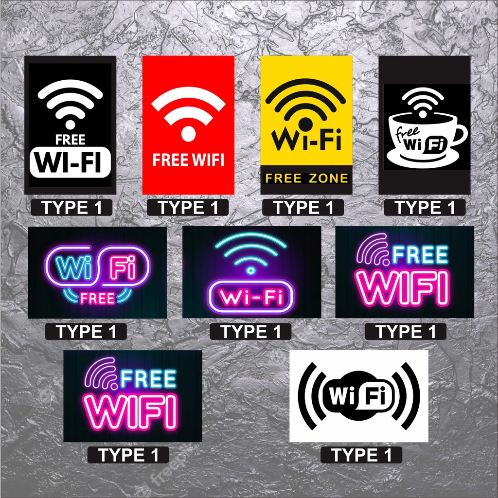 

STIKER FREE WIFI