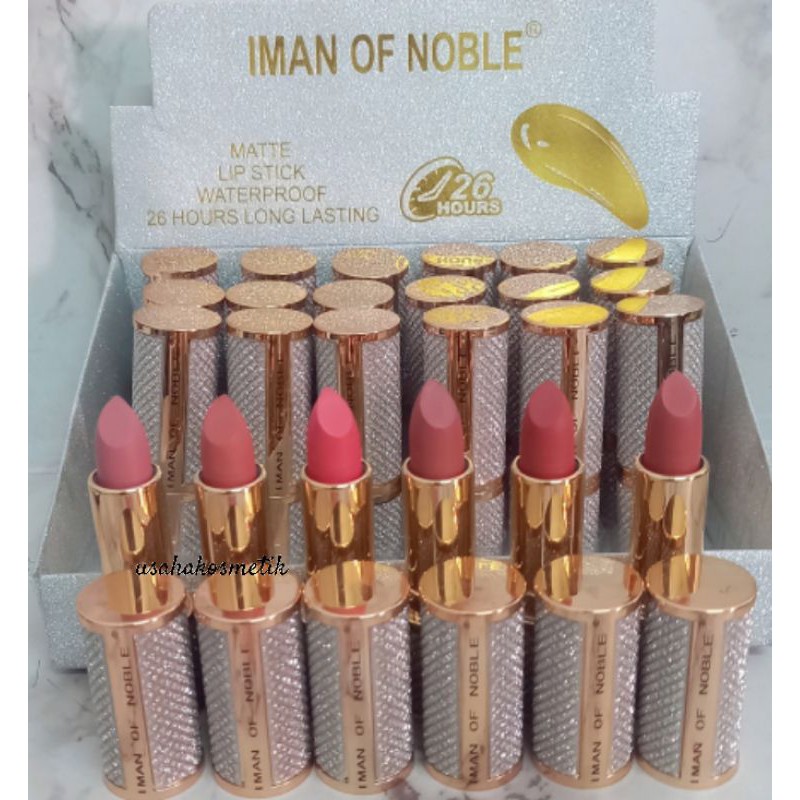 PROMO Perpcs Lipstick Matte Waterproof | Lipstick Matte unicorn iman of noble L8064 / 7063-23