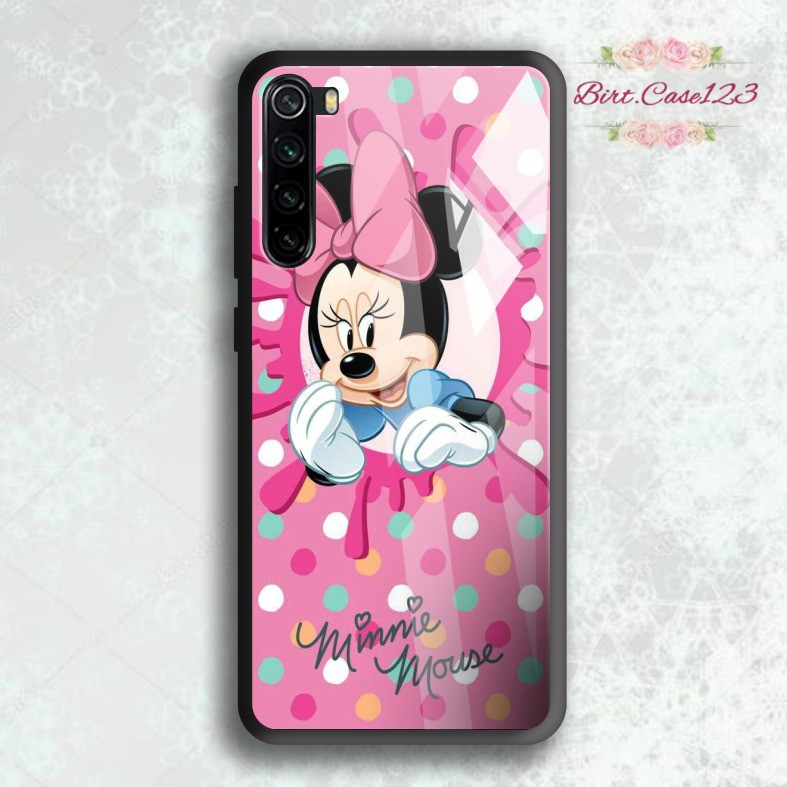 back case glass MINNIE MOUSE Iphone 5 6 6s 6+ 6s+ 7 7s 7+ 8 8+ Se 2020 X Xs Xr 11 12 Pro Max BC4962