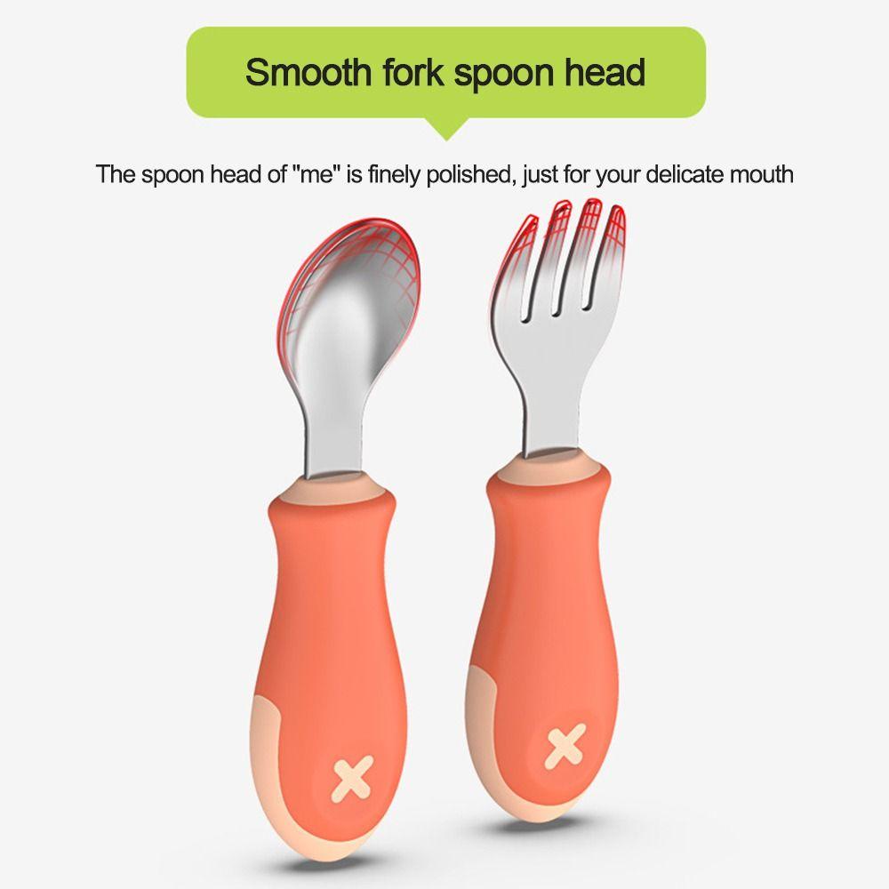 Preva Set Peralatan Makan Baby Gadgets Spoon Fork Set Cutlery Makan Bayi