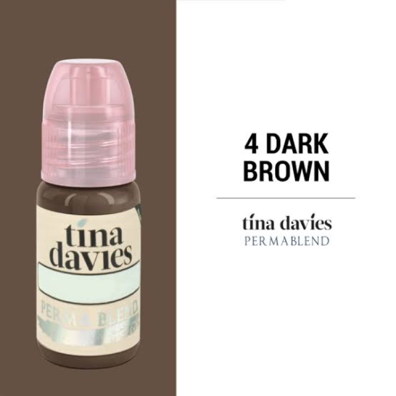 TINTA SULAM ALIS ORIGINAL PERMABLEND TINA DAVIES DARK BROWN 15 ML