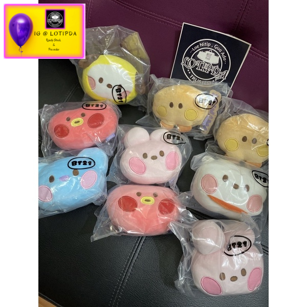 READY - BT21 BABY MININI WRIST CUSHION NARA HOME DECO OFFICIAL FROM KOREA