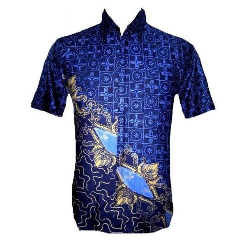 Baju Batik Pria Motif Merak