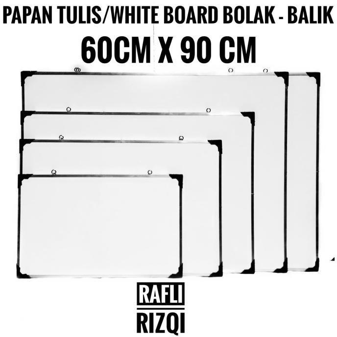 

Office & Stationery | Alat Tulis | Papan Tulis / White Board 60X90 Whiteboard | Best Seller