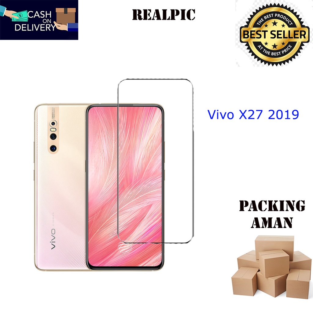 Tempered Glass Vivo X27 Screen Protector Anti Gores