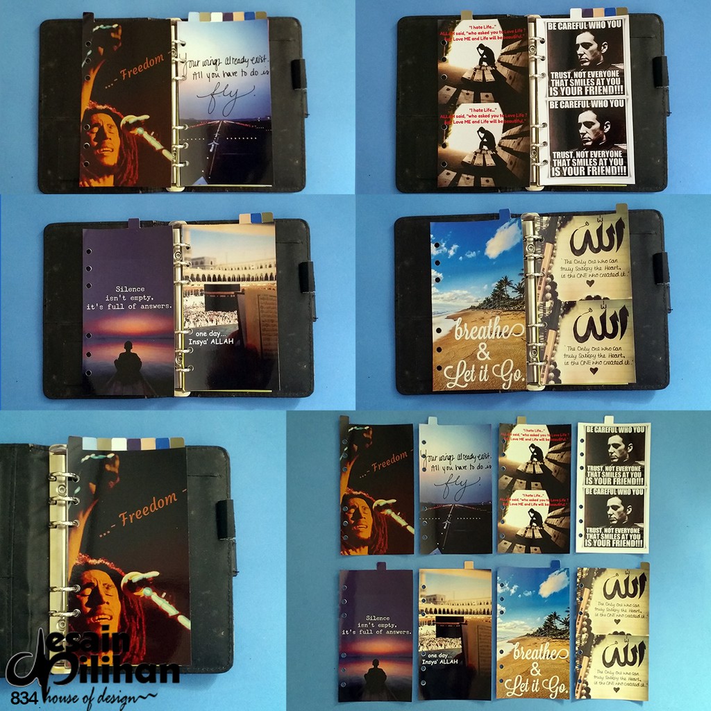 

Pembatas Atas Binder Motivation Quote II 2 Ring, 6 Ring, 20 Ring, 26 Ring 1 Set 8 Lembar Murah