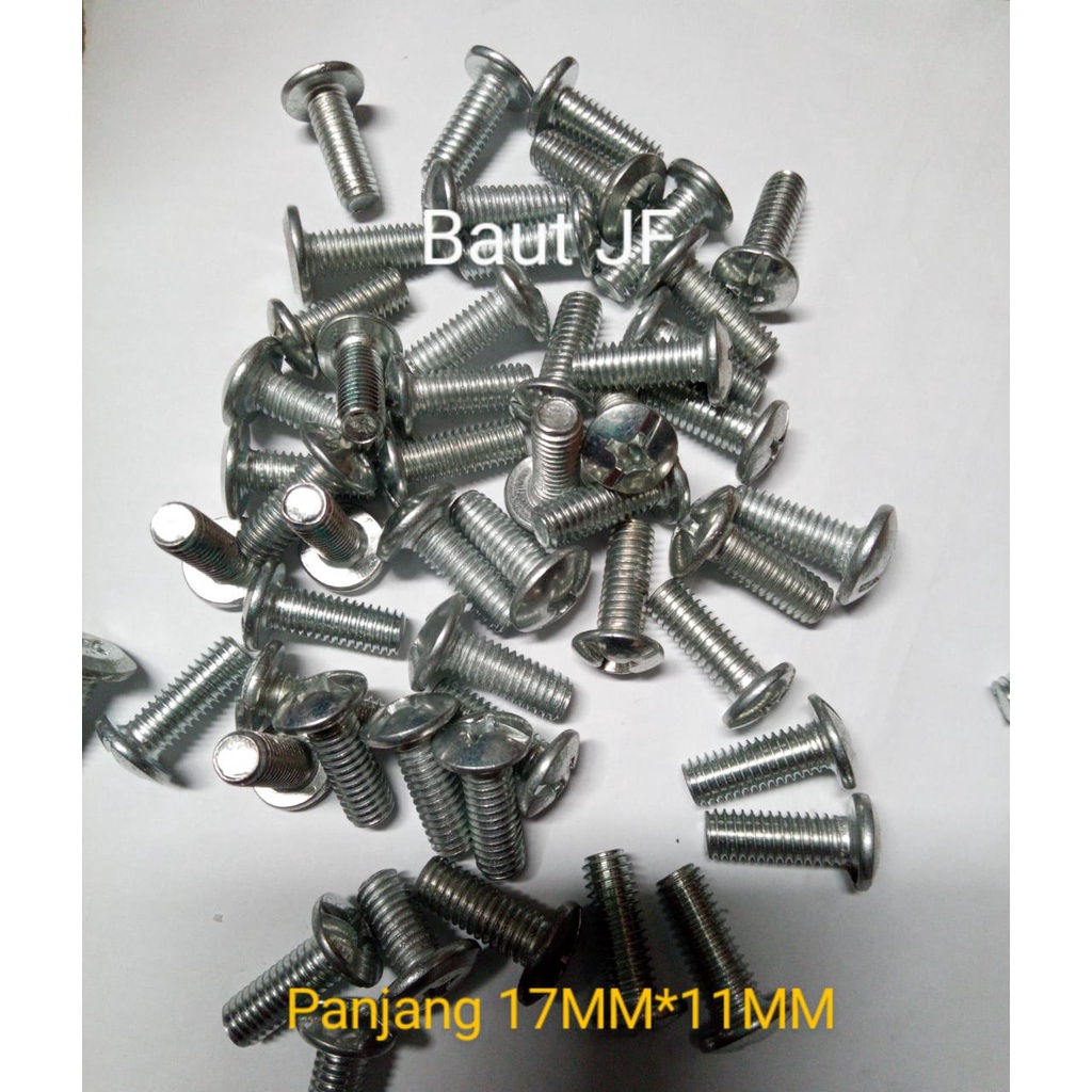 (ISI 50 PCS ) BAUT JF / BAUT 17 MM / BAUT KUPING