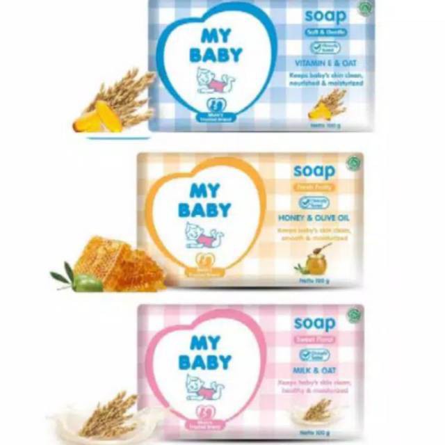 MY BABY - SOAP BAR 60 gr / SABUN BATANGAN BAYI