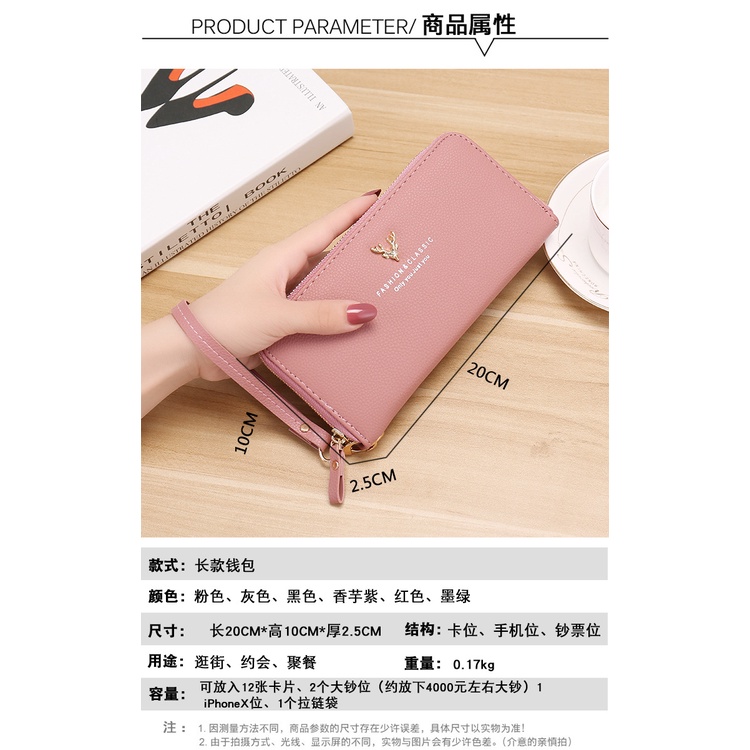 DOMPET WANITA OIKO DEER LONG WALLET