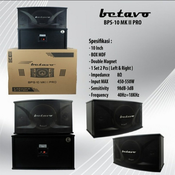 Jual Speaker Pasif Betavo Bps Mk Ii Pro Tanyakan Stok Terlebih