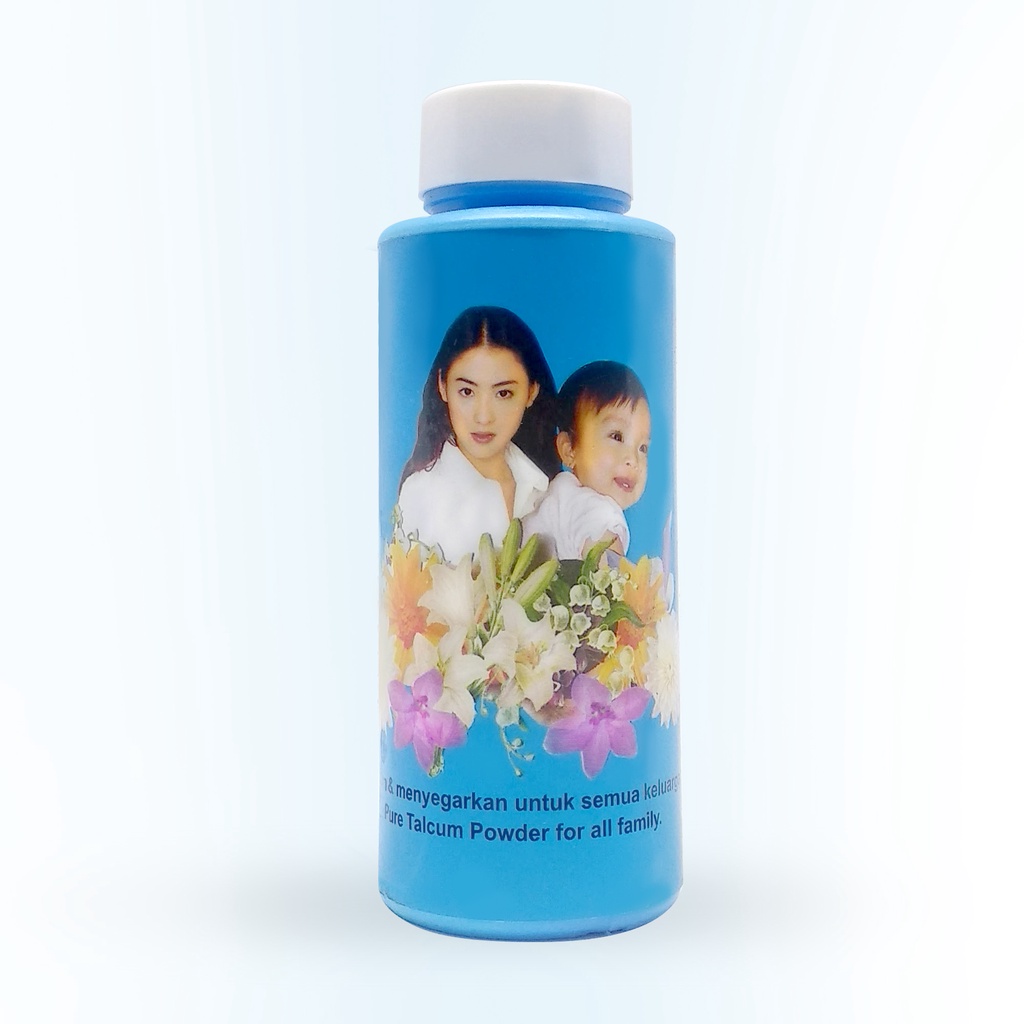 206 Bedak Riana by Melani Botol Plastik Biru / Pink