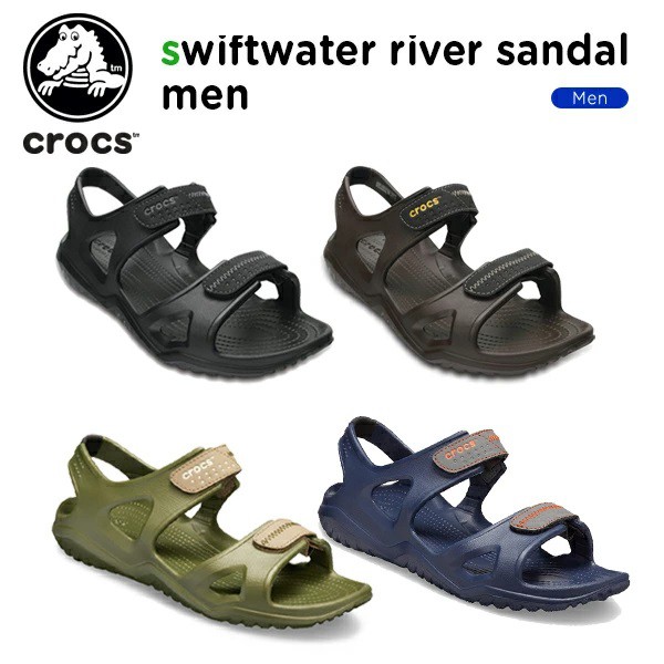 Crocs / Sepatu Sandal Crocs / Sandal Gunung / Sandal Crocs / Crocs  Pria / Crocs Swiftwater River