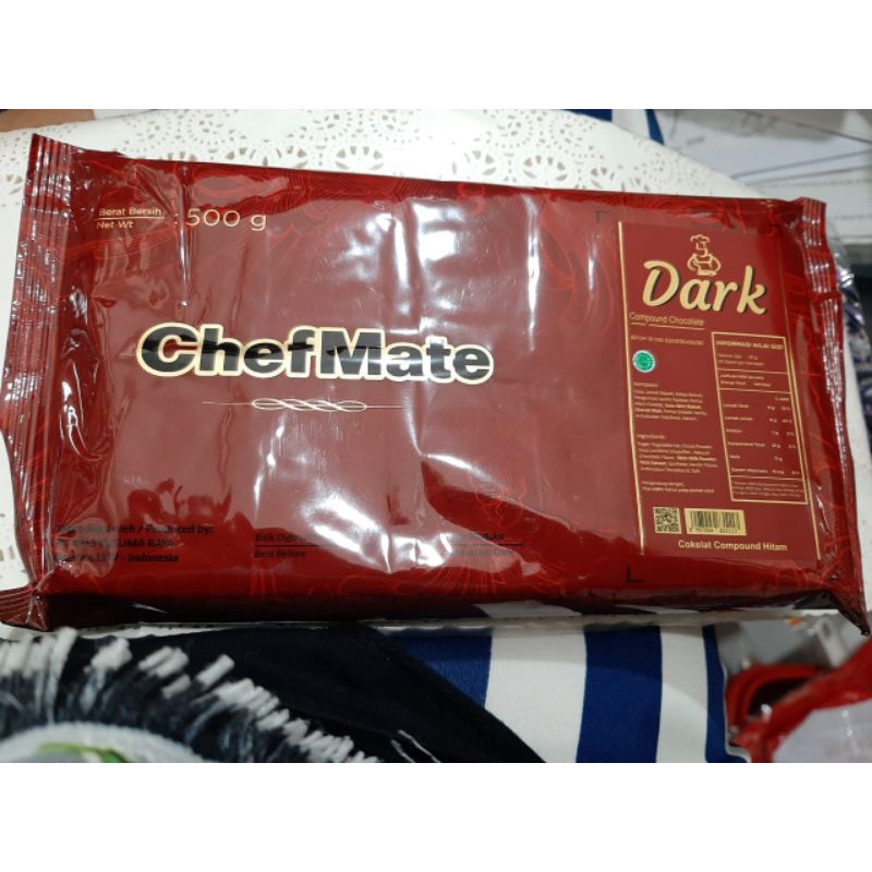 

CHEFMATE COKELAT/DARK BLOK 500GR, BISA DIPARUT & DILUMERKAN