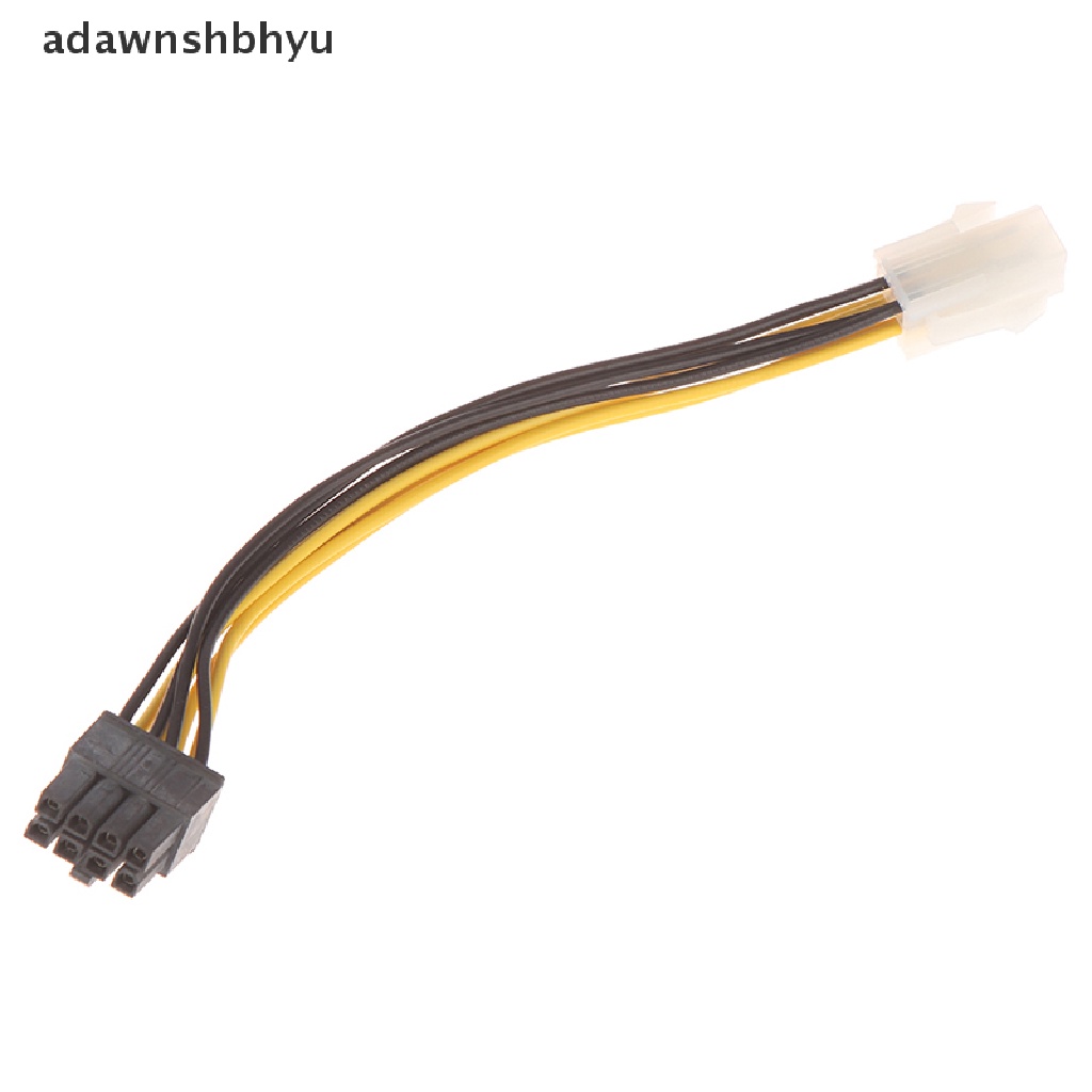 Adawnshbhyu 5Pcs ATX 4pin Male to 8pin Female EPS Adaptor Kabel Power CPU Konektor Daya